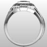 Custom Made Curved Diamond Set Wedding Ring SB2523 image 3
