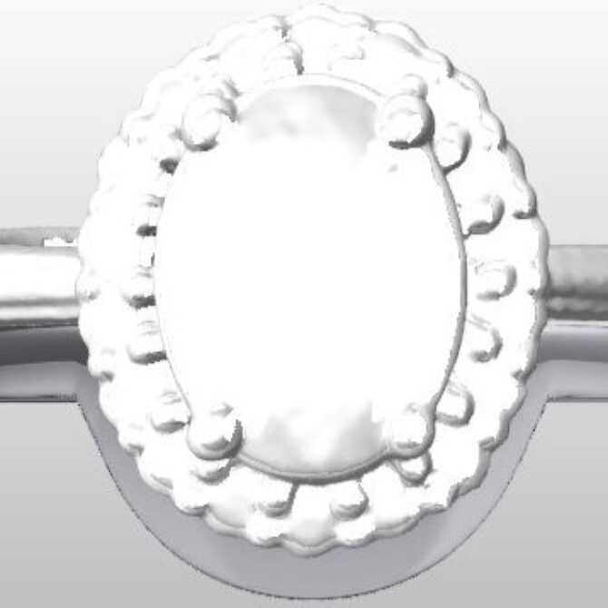 Custom Made Curved Wedding Ring SB3145 image 1