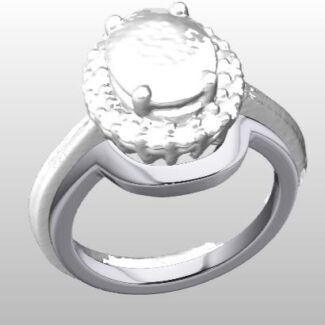 Custom Made Curved Wedding Ring SB3145 image 2