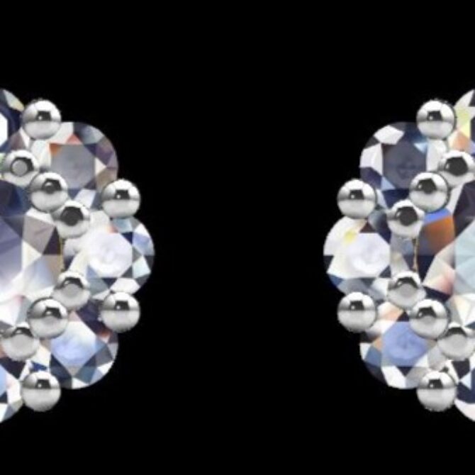 Custom Made Diamond Earrings SB2441 image 1