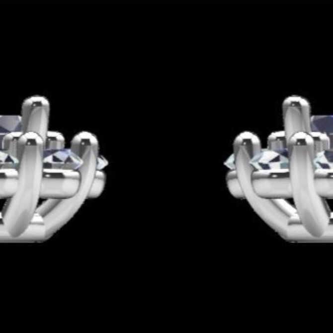 Custom Made Diamond Earrings SB2441 image 3