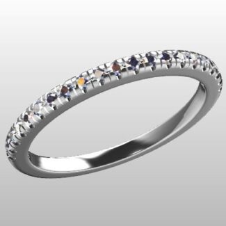 Custom Made Diamond Set Wedding Ring SB2276 image 2