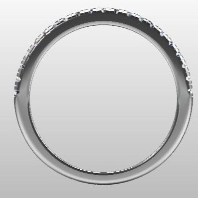 Custom Made Diamond Set Wedding Ring SB2276 image 3