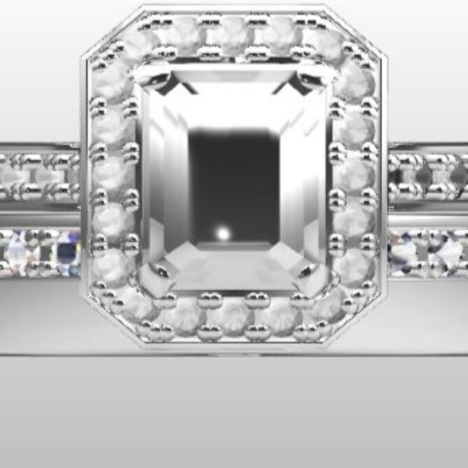 Custom Made Diamond Set Wedding Ring SB2286 image 1