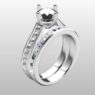 Custom Made Diamond Set Wedding Ring SB2351 image 2