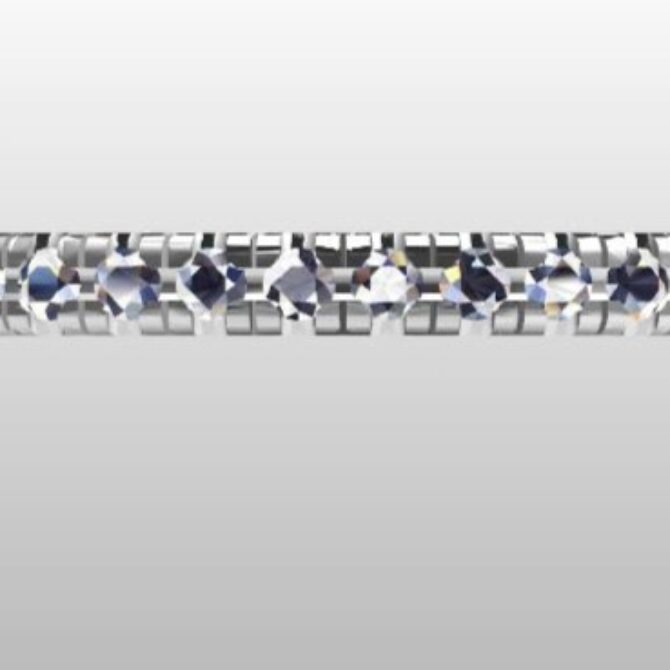 Custom Made Diamond Set Wedding Ring SB2413 image 1