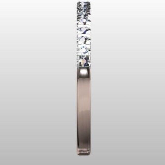 Custom Made Diamond Set Wedding Ring SB2413 image 4