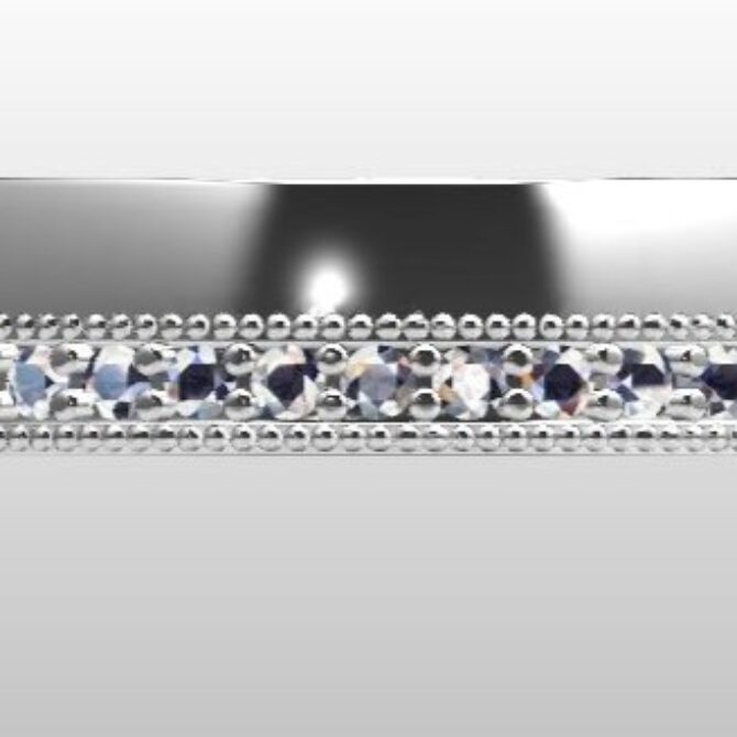 Custom Made Diamond Set Wedding Ring SB2507 image 1