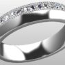 Custom Made Diamond Set Wedding Ring SB2507 image 2