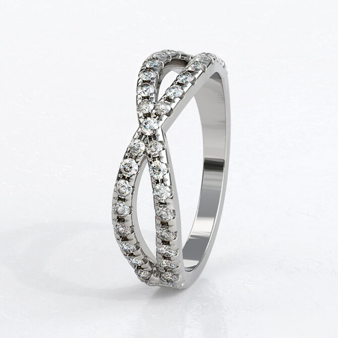 Custom Made Diamond Set Wedding Ring SB2547 image 2