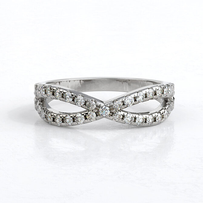 Custom Made Diamond Set Wedding Ring SB2547 image 3