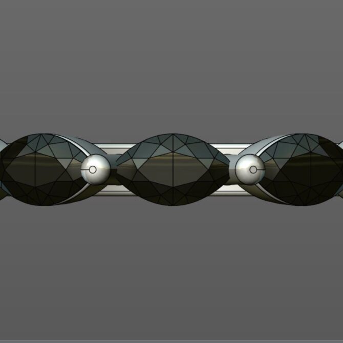 Custom Made Diamond Set Wedding Ring SB2738 image 1