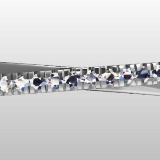 Custom Made Diamond Set Wedding Ring SB2768 image 1