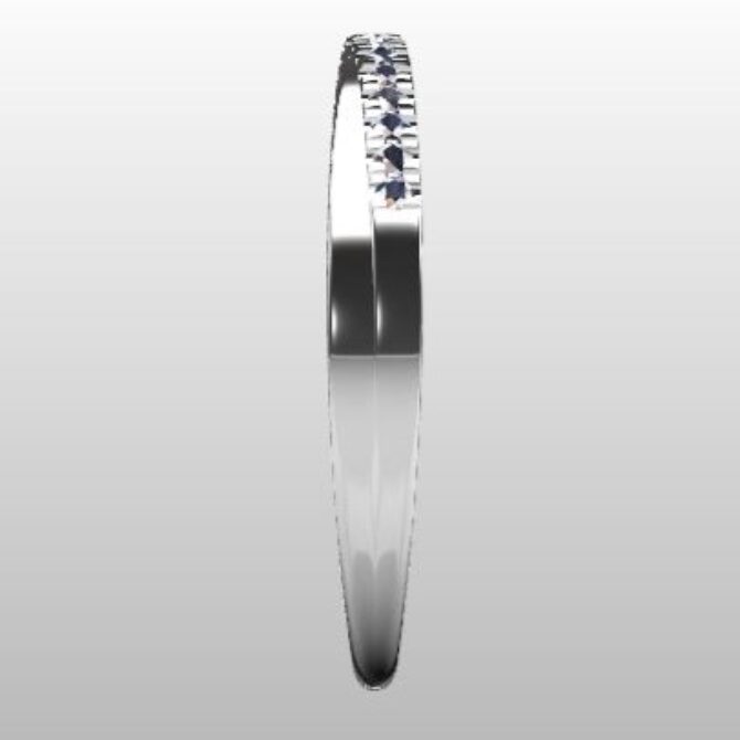 Custom Made Diamond Set Wedding Ring SB2768 image 4