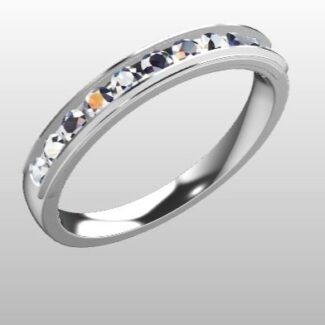Custom Made Diamond Set Wedding Ring SB2776 image 2