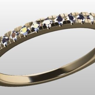 Custom Made Diamond Set Wedding Ring SB2797 image 2