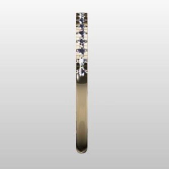 Custom Made Diamond Set Wedding Ring SB2797 image 4
