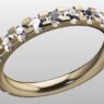Custom Made Diamond Set Wedding Ring SB2810 image 2