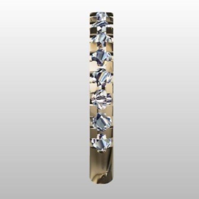 Custom Made Diamond Set Wedding Ring SB2810 image 4