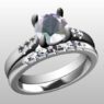 Custom Made Diamond Set Wedding Ring SB2829 image 2