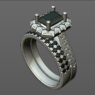Custom Made Diamond Set Wedding Ring SB2956 image 2