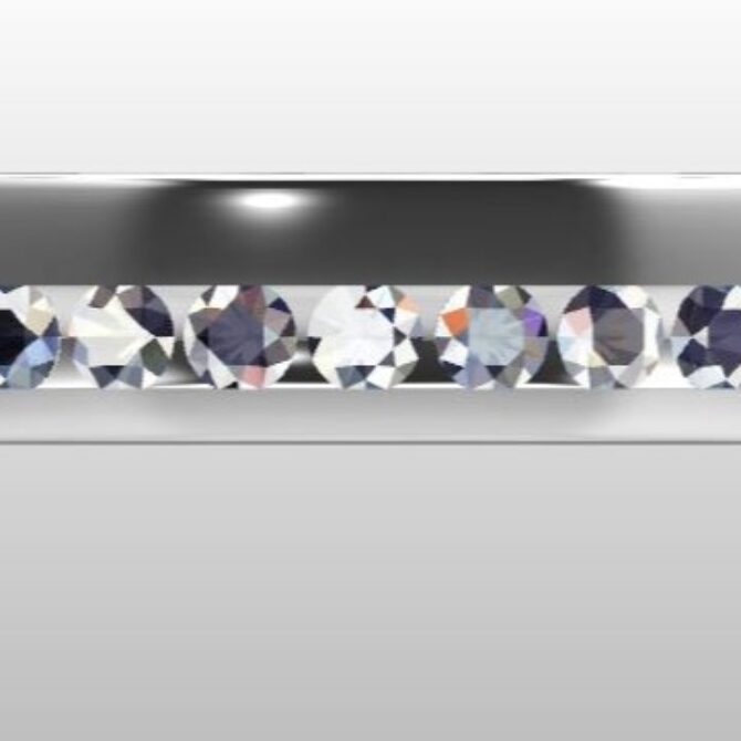 Custom Made Diamond Set Wedding Ring SB2985 image 1