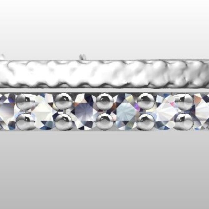 Custom Made Diamond Set Wedding Ring SB2990 image 1