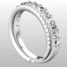 Custom Made Diamond Set Wedding Ring SB2990 image 2