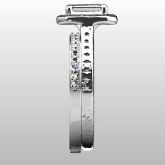 Custom Made Diamond Set Wedding Ring SB3046 image 4