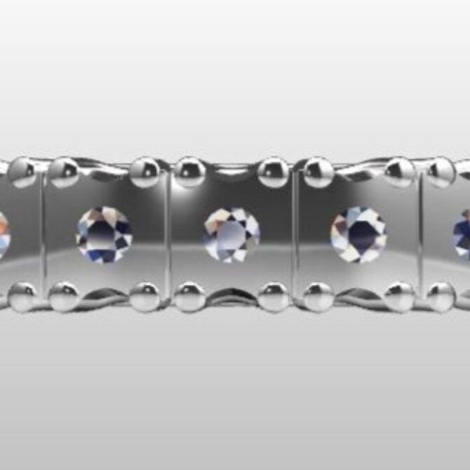 Custom Made Diamond Set Wedding Ring SB3048 image 1