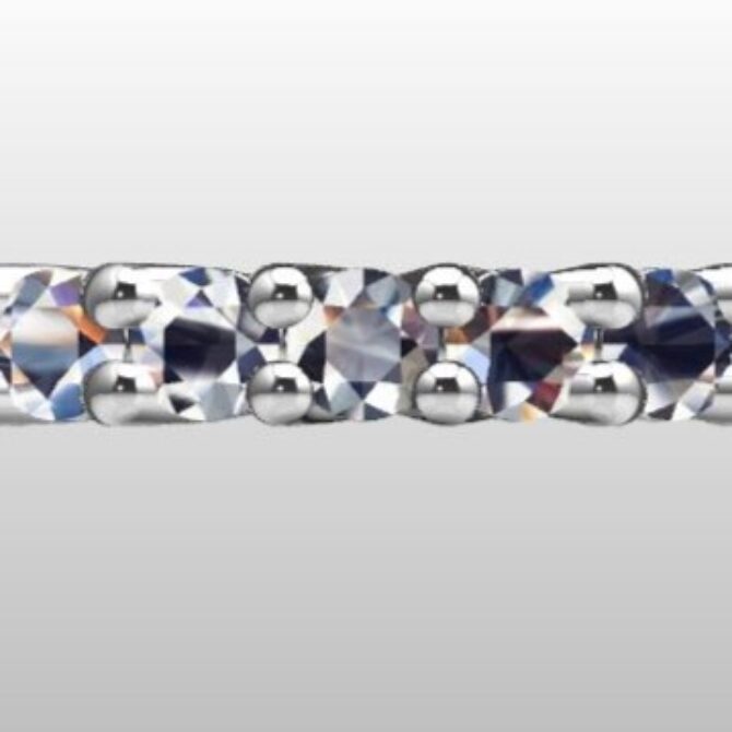 Custom Made Diamond Set Wedding Ring SB3069 image 1