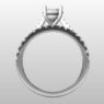 Custom Made Diamond Set Wedding Ring SB3098 image 3