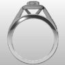 Custom Made Diamond Set Wedding Ring SB3114 image 3