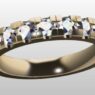 Custom Made Diamond Set Wedding Ring SB3239 image 2