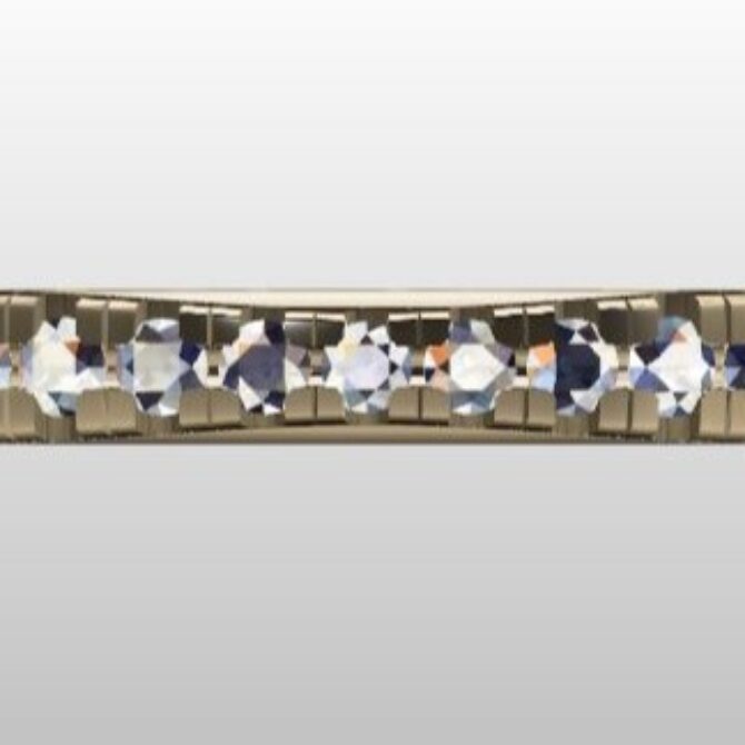 Custom Made Diamond Set Wedding Ring SB3265 image 1