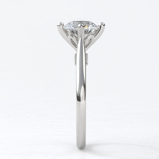 Custom Made Emerald Cut Engagement Ring SB2470 image 3