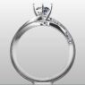 Custom Made Engagement Ring and Wedding Ring SB2505 image 3.