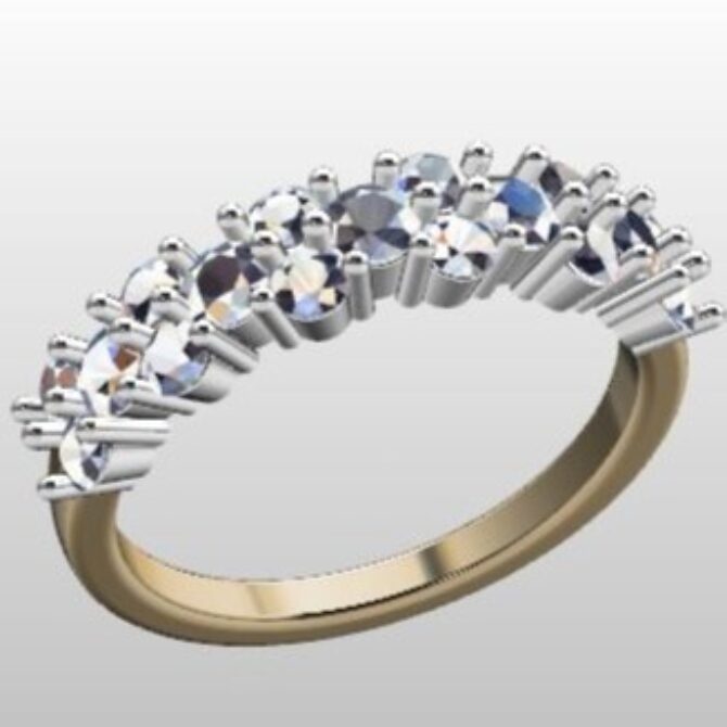 Custom Made Eternity Ring SB2583 image 2