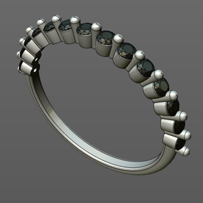 Custom Made Eternity Ring SB2338 image 2