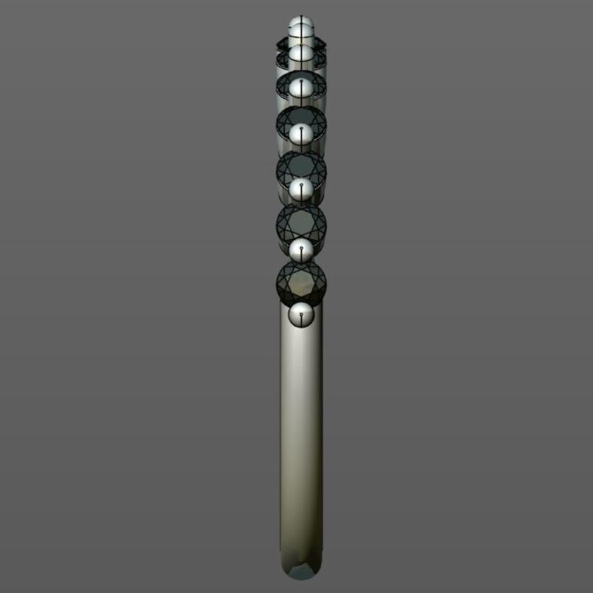 Custom Made Eternity Ring SB2338 image 4