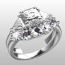 Custom Made Five Stone Diamond Set Wedding Ring SB2308 image 2