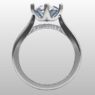 Custom Made Four-Claw Round Solitaire SB2347 image 3