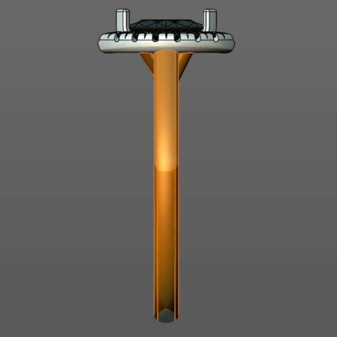 Custom Made Marquise Halo Engagement Ring SB2301 image 4