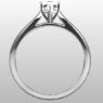 Custom Made Marquise Solitaire Engagement Ring SB2341 image 3