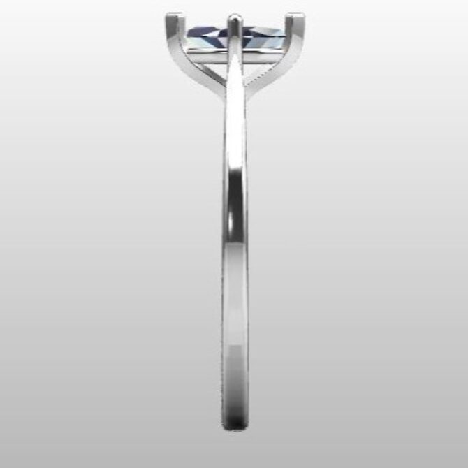 Custom Made Marquise Solitaire Engagement Ring SB2341 image 4
