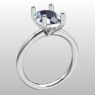 Custom Made Oval Cut Engagement Ring SB2862 image 2