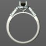 Custom Made Oval Cut Halo Engagement Ring SB2549 image 3