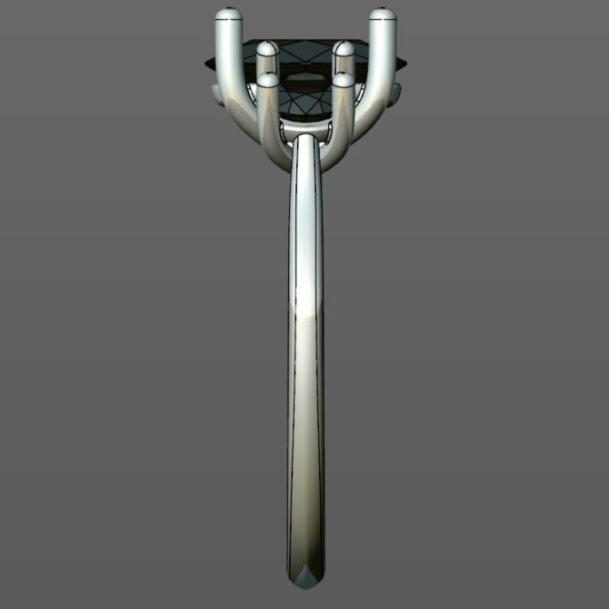 Custom Made Oval Cut Trilogy Engagement Ring SB2493 image 4