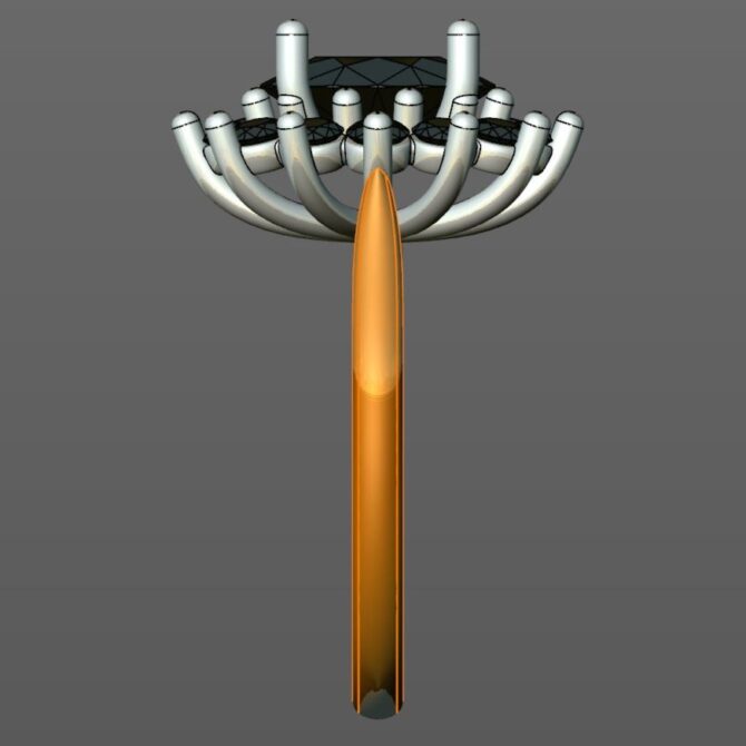 Custom Made Oval Halo Engagement Ring SB2819 image 4