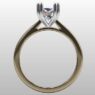Custom Made Oval Solitaire Engagement Ring SB2582 image 3